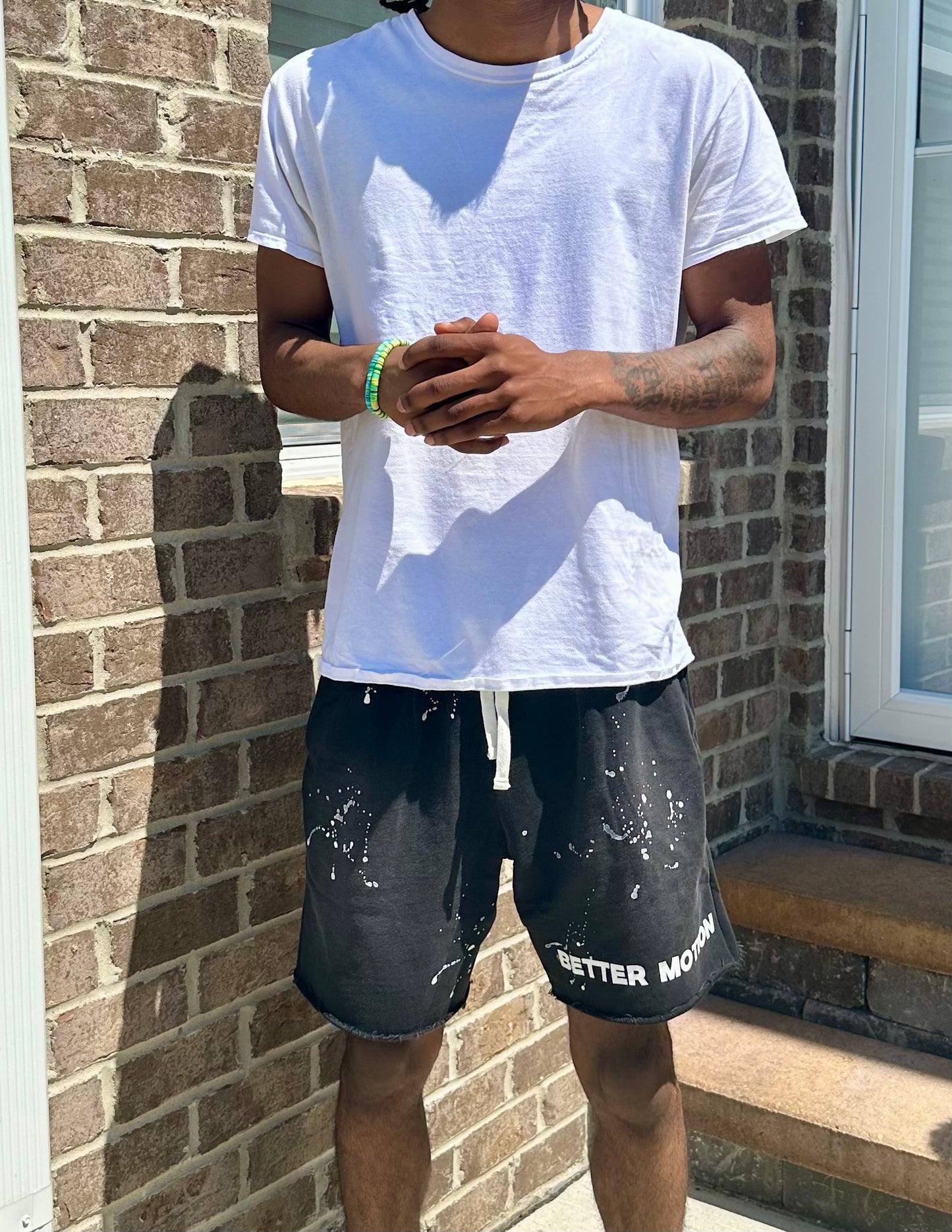 Believe In Yourself Black Shorts